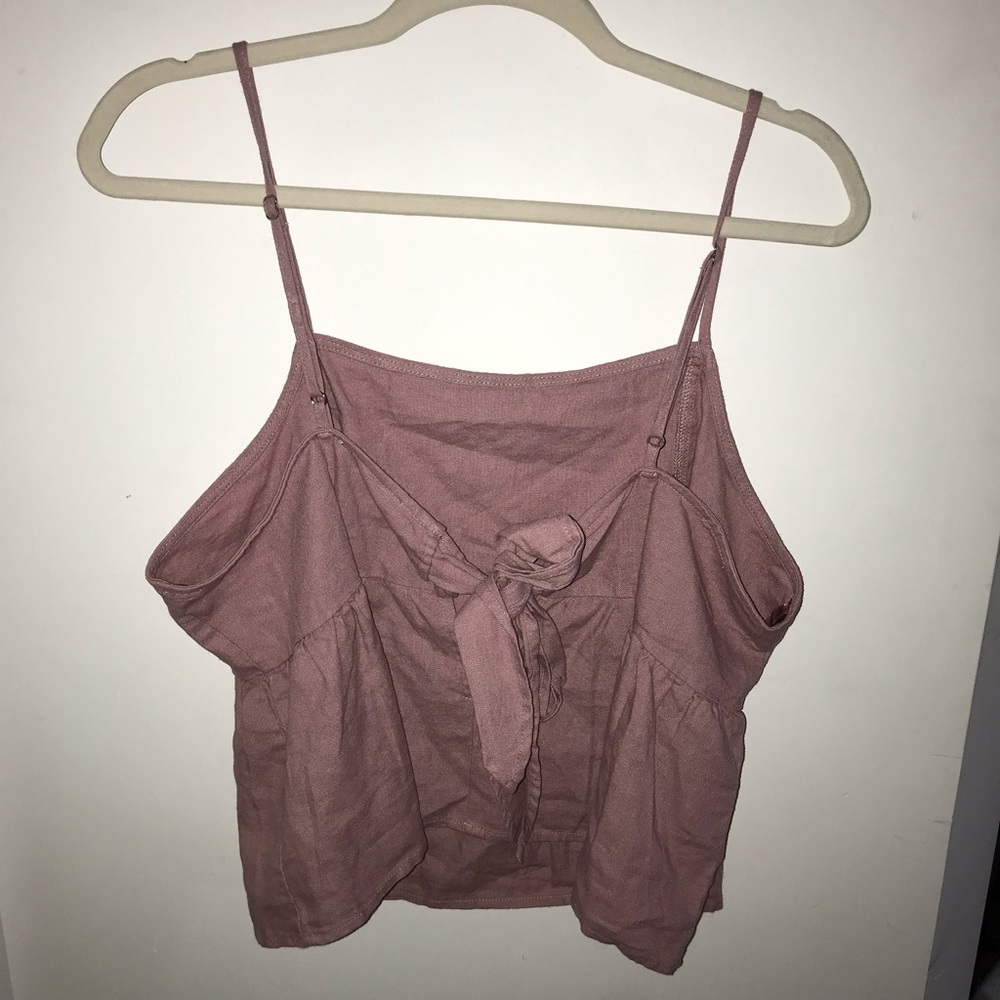 Pink tank top